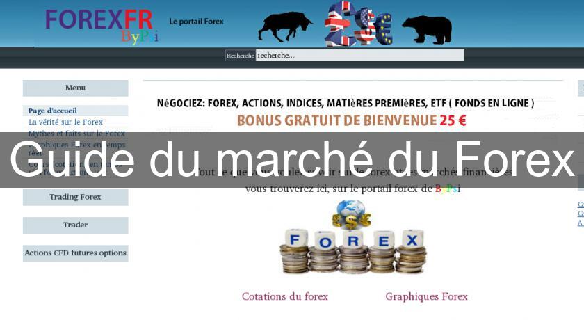 Guide du marché du Forex Guide du marché du Forex