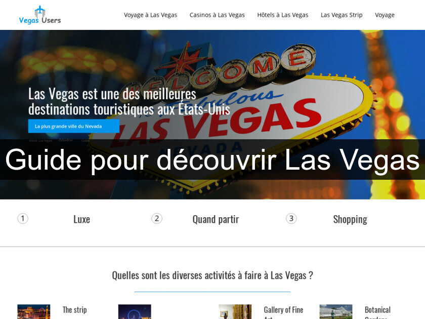 Guide pour découvrir Las Vegas Guide pour découvrir Las Vegas