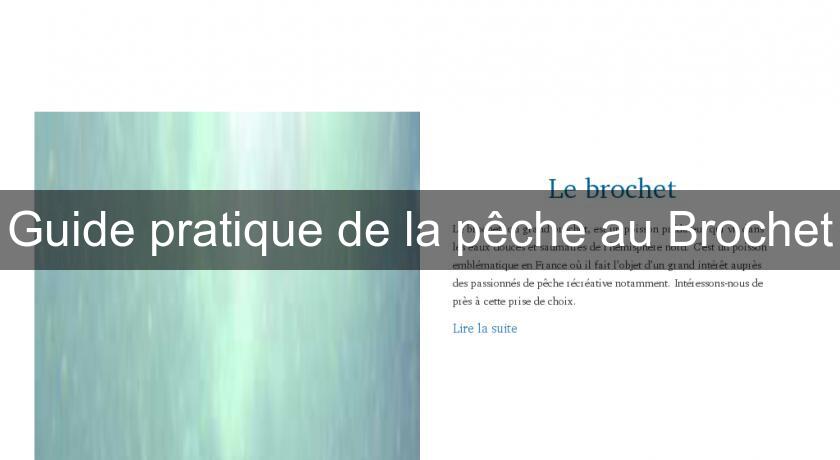 Guide pratique de la pêche au Brochet Guide pratique de la pêche au Brochet
