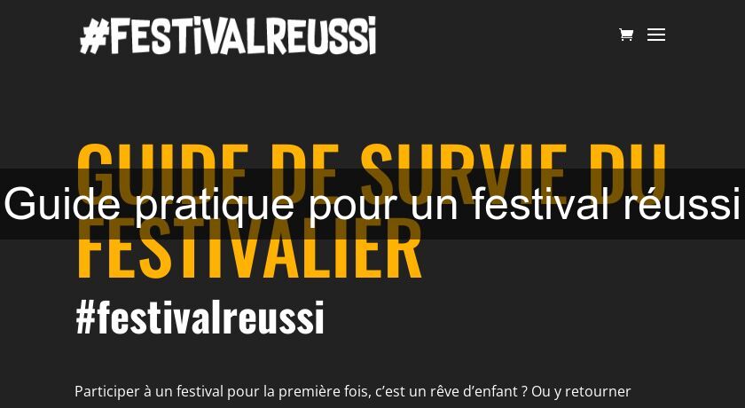 Guide pratique pour un festival réussi Guide pratique pour un festival réussi