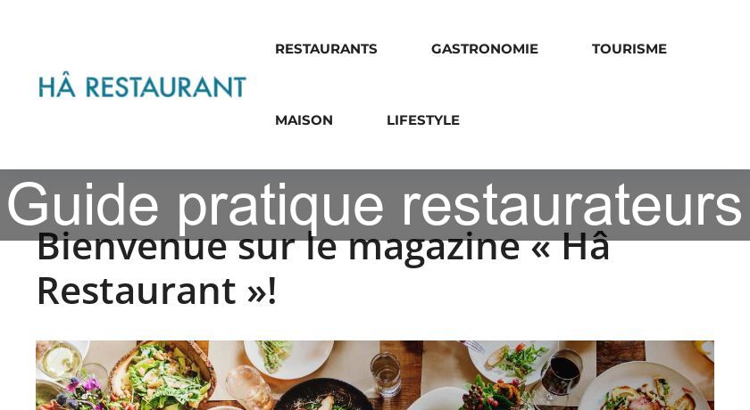 Guide pratique restaurateurs