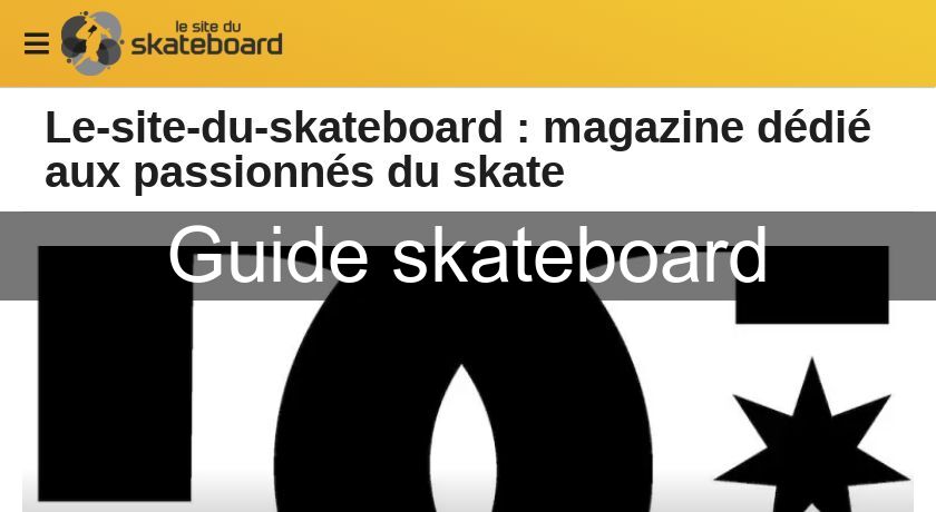 Guide skateboard