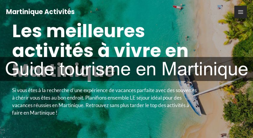 Guide tourisme en Martinique