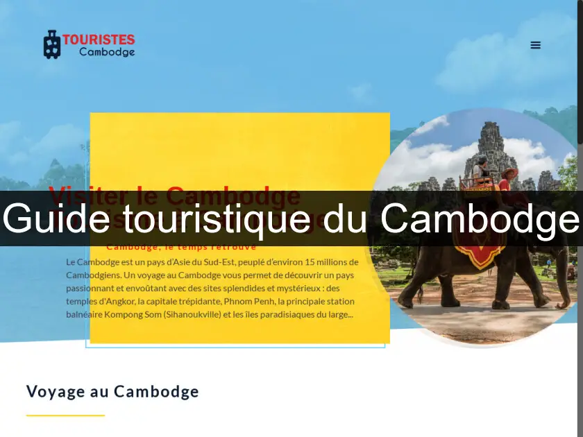 Guide touristique du Cambodge
