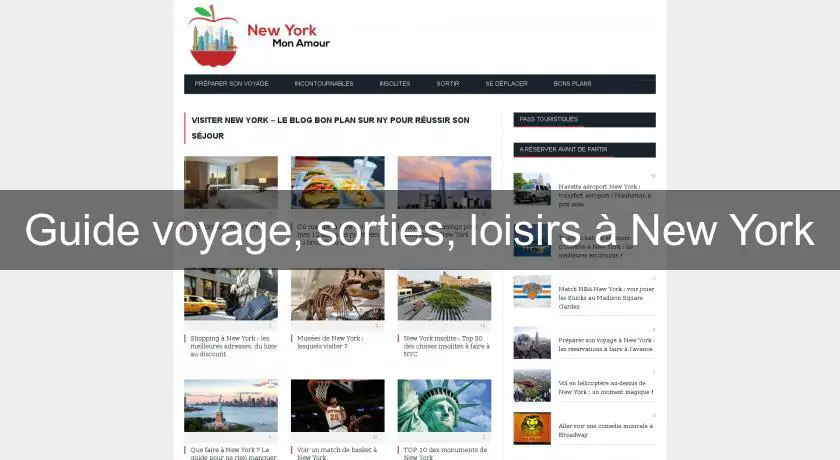 Guide voyage, sorties, loisirs à New York
