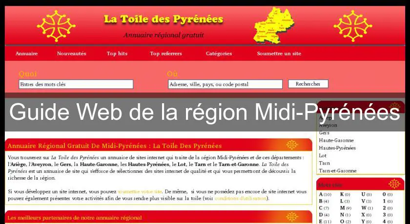 Guide Web de la région Midi-Pyrénées