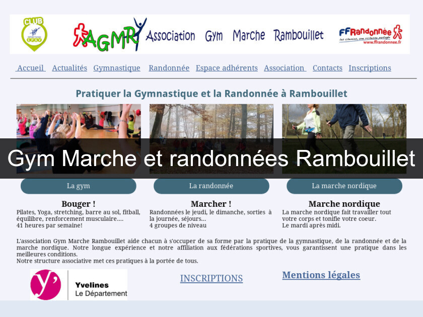 Gym Marche et randonnées Rambouillet