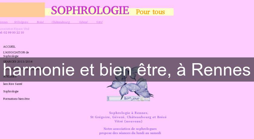 harmonie et bien être, à Rennes harmonie et bien être, à Rennes