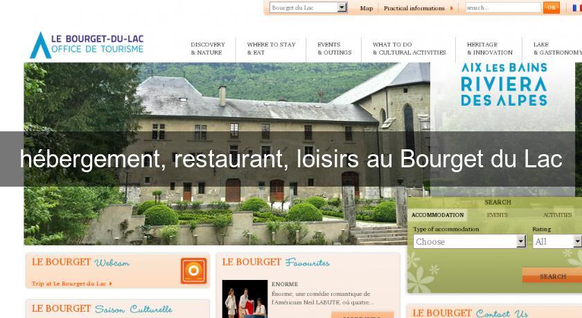 hébergement, restaurant, loisirs au Bourget du Lac hébergement, restaurant, loisirs au Bourget du Lac