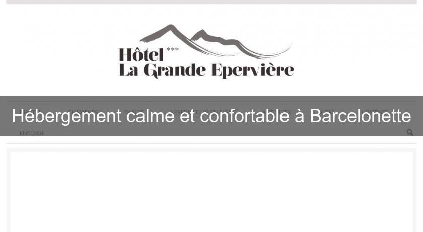 Hébergement calme et confortable à Barcelonette Hébergement calme et confortable à Barcelonette