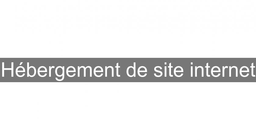 Hébergement de site internet