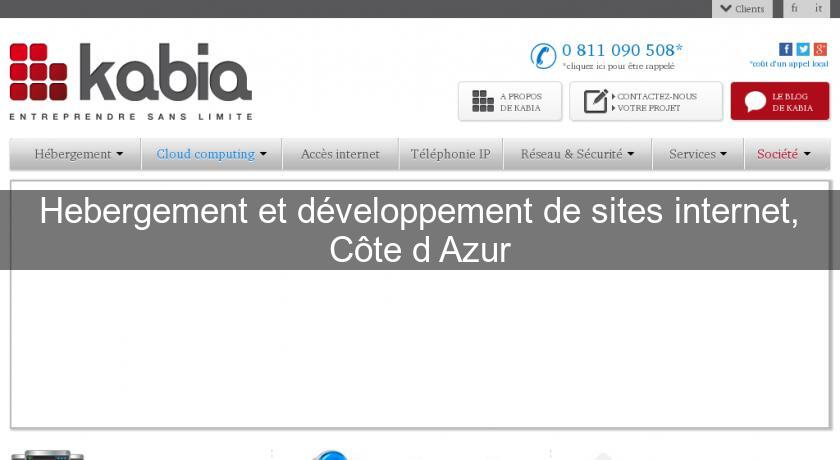 Hebergement et développement de sites internet, Côte d'Azur Hebergement et développement de sites internet, Côte d'Azur