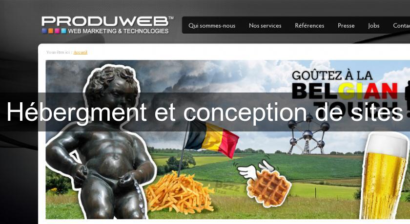 Hébergment et conception de sites