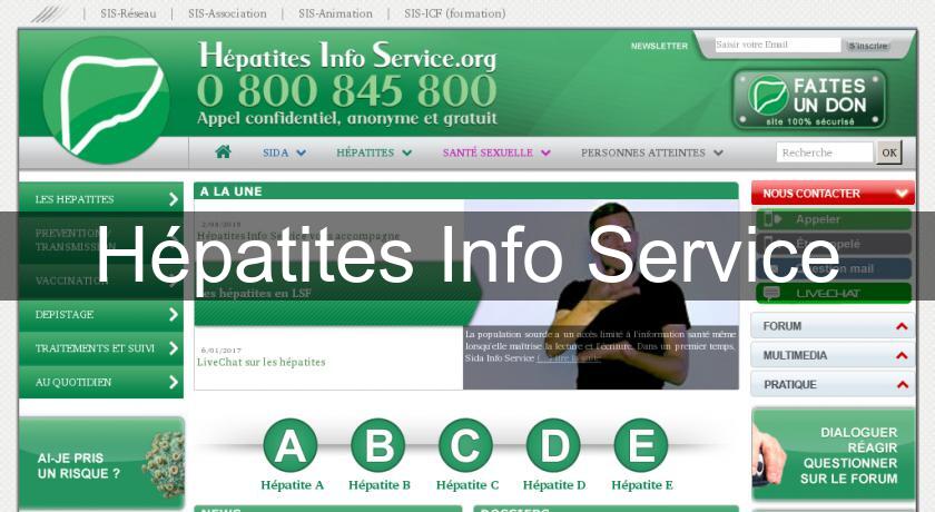 Hépatites Info Service Hépatites Info Service