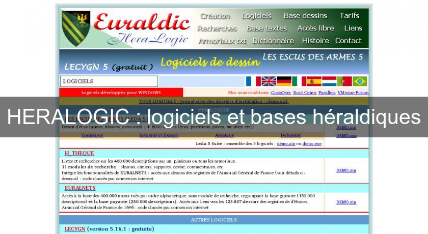 HERALOGIC : logiciels et bases héraldiques HERALOGIC : logiciels et bases héraldiques