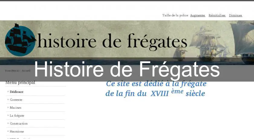 Histoire de Frégates
