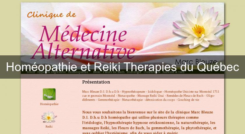 Homéopathie et Reiki Therapies du Québec Homéopathie et Reiki Therapies du Québec