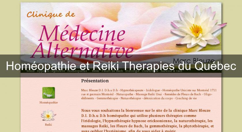 Homéopathie et Reiki Therapies du Québec