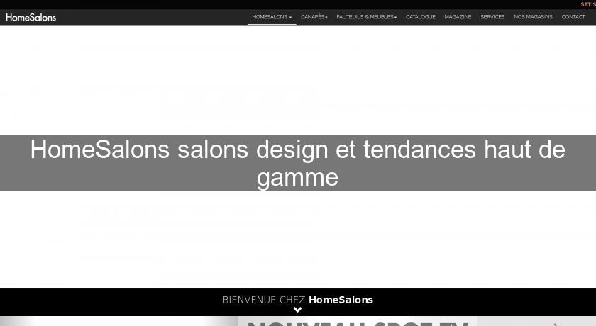 HomeSalons salons design et tendances haut de gamme