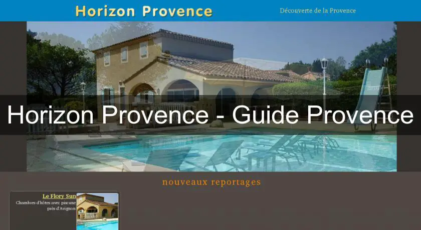 Horizon Provence - Guide Provence