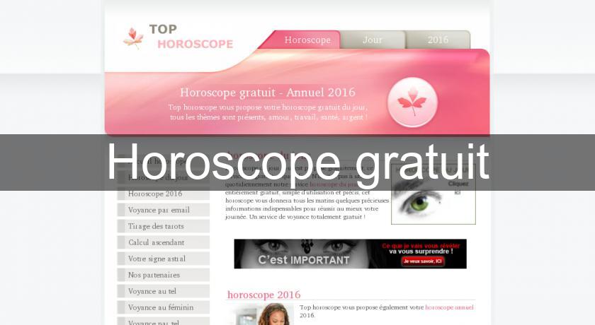 Horoscope gratuit Horoscope gratuit