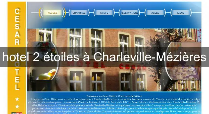 hotel 2 étoiles à Charleville-Mézières