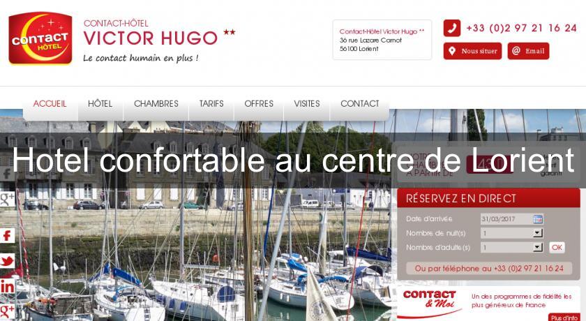 Hotel confortable au centre de Lorient Hotel confortable au centre de Lorient