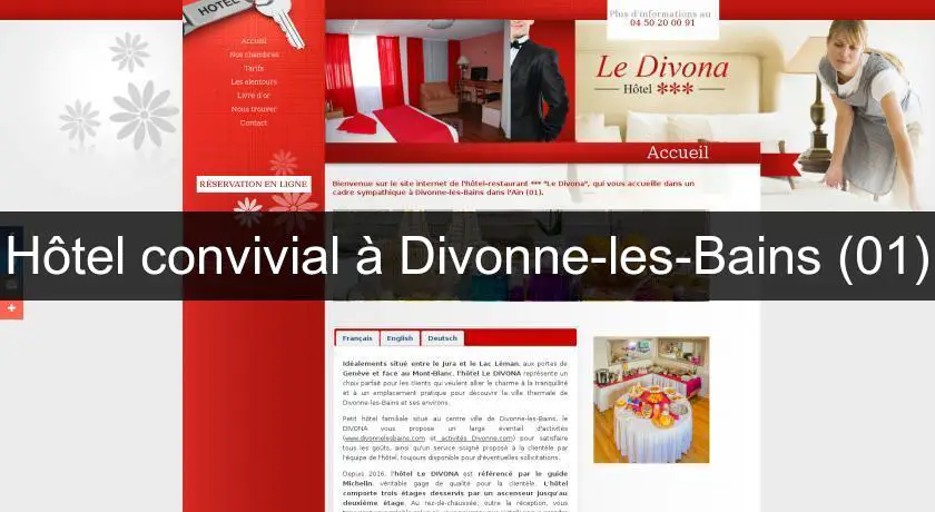 Hôtel convivial à Divonne-les-Bains (01)