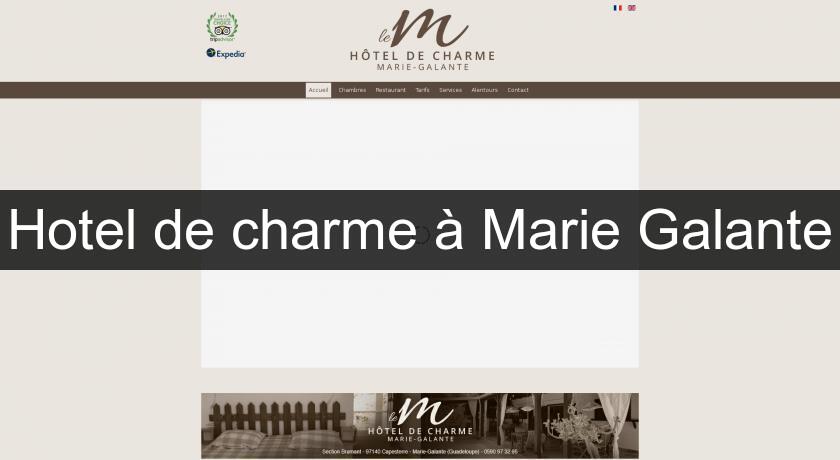 Hotel de charme à Marie Galante Hotel de charme à Marie Galante