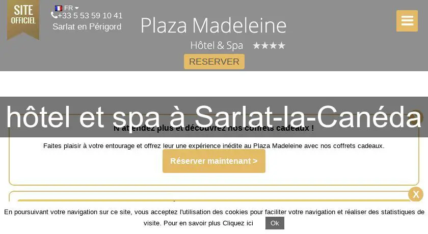 hôtel et spa à Sarlat-la-Canéda