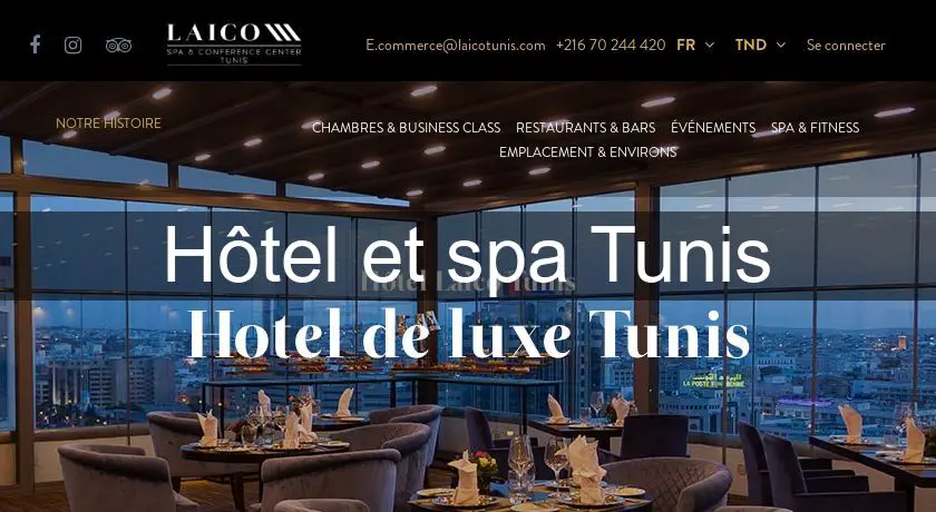 Hôtel et spa Tunis