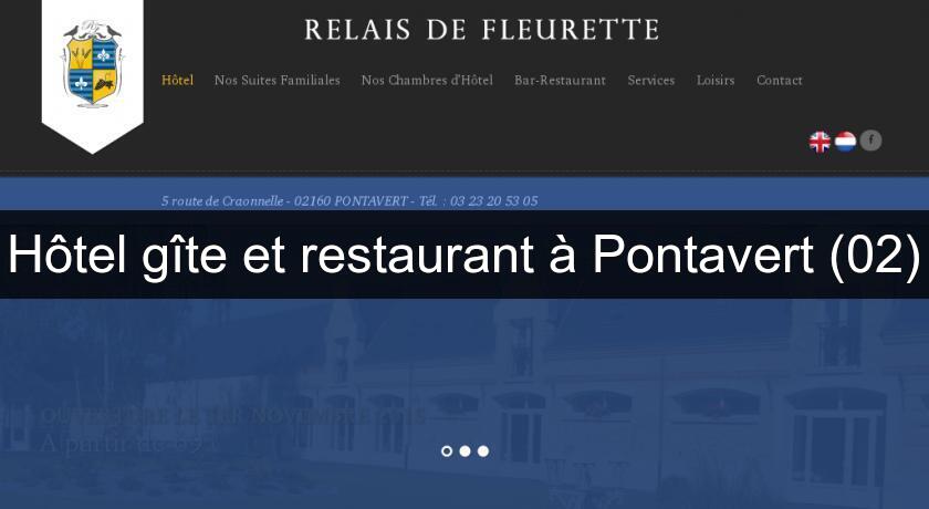 Hôtel gîte et restaurant à Pontavert (02) Hôtel gîte et restaurant à Pontavert (02)