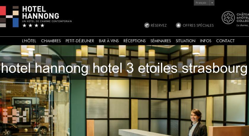 hotel hannong hotel 3 etoiles strasbourg