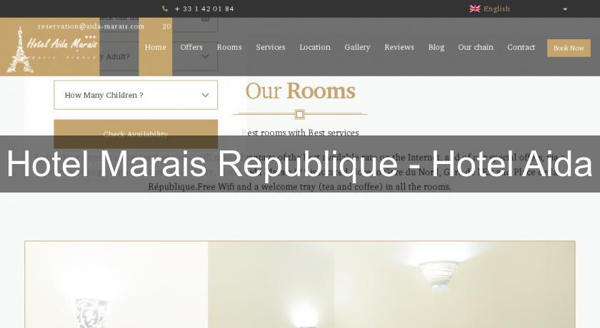 Hotel Marais Republique - Hotel Aida