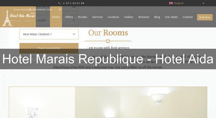 Hotel Marais Republique - Hotel Aida Hotel Marais Republique - Hotel Aida