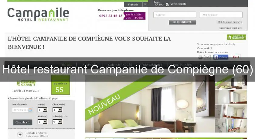 Hôtel restaurant Campanile de Compiègne (60)