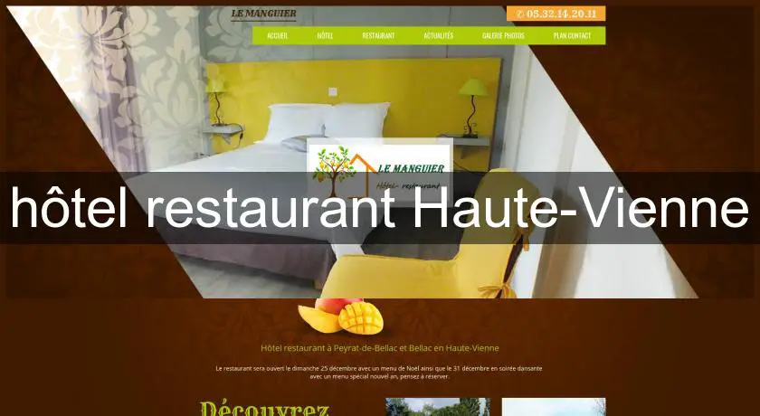 hôtel restaurant Haute-Vienne