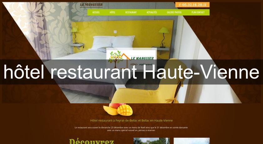 hôtel restaurant Haute-Vienne hôtel restaurant Haute-Vienne