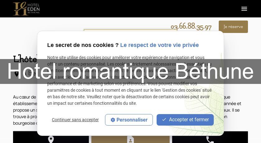 Hotel romantique Béthune Hotel romantique Béthune