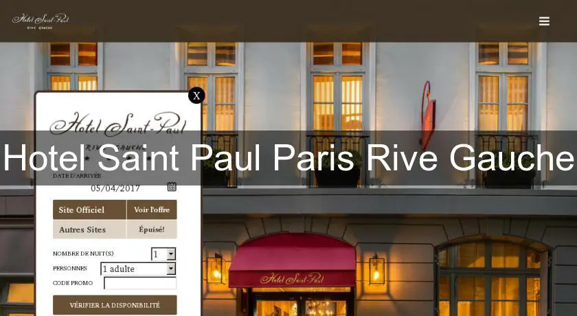 Hotel Saint Paul Paris Rive Gauche