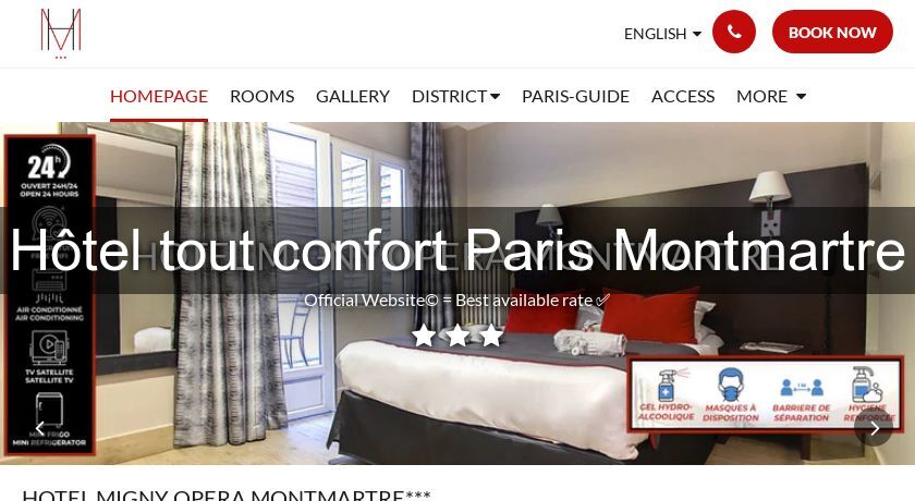 Hôtel tout confort Paris Montmartre Hôtel tout confort Paris Montmartre