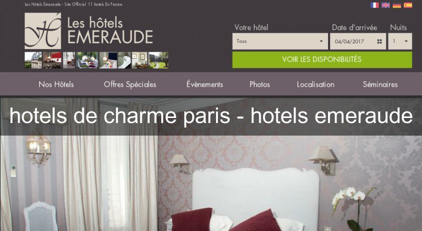 hotels de charme paris - hotels emeraude hotels de charme paris - hotels emeraude