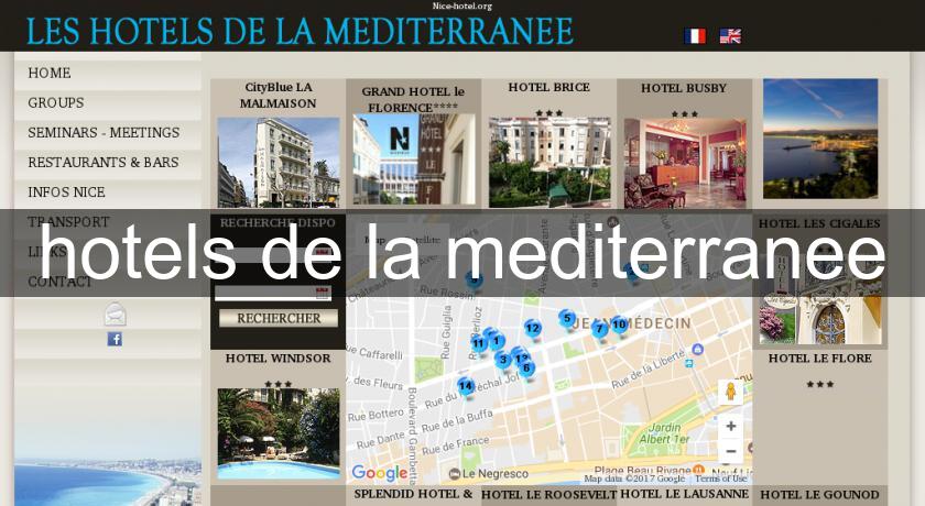 hotels de la mediterranee