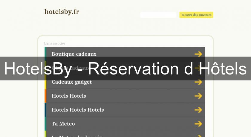 HotelsBy - Réservation d'Hôtels