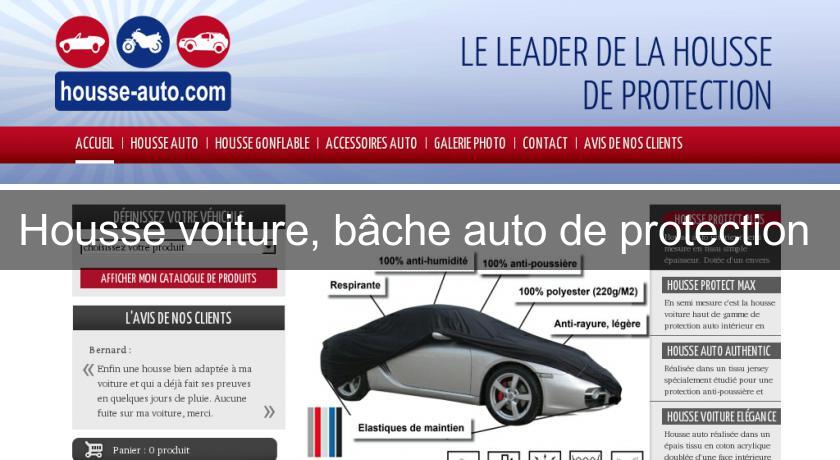 Housse protection voiture, bache protection auto semi-sur-mesure