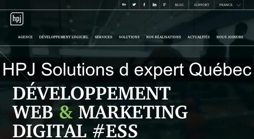 HPJ Solutions d'expert Québec