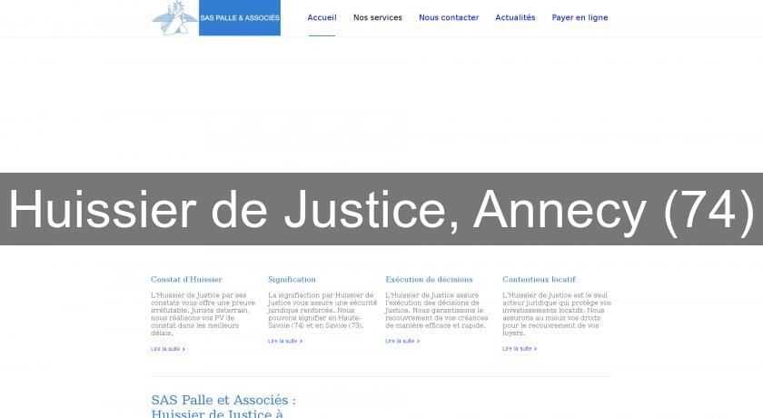 Huissier de Justice, Annecy (74)