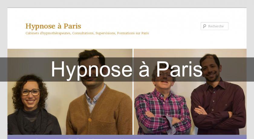 Hypnose à Paris