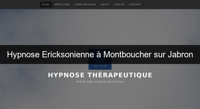 Hypnose Ericksonienne à Montboucher sur Jabron