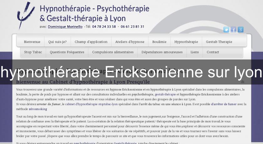 hypnothérapie Ericksonienne sur lyon